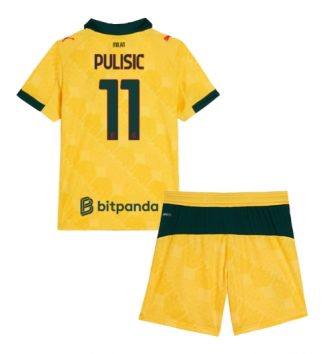 AC Milan Christian Pulisic #11 Derde tenue Kinder 2025-26 Korte Mouw (+ Korte broeken) AC Milan Christian Pulisic #11 Derde tenue Kinder 2025-26 Korte Mouw (+ Korte broeken)