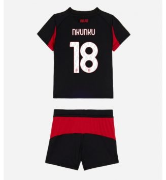 AC Milan Christopher Nkunku #18 Thuis tenue Kinder 2025-26 Korte Mouw (+ Korte broeken)