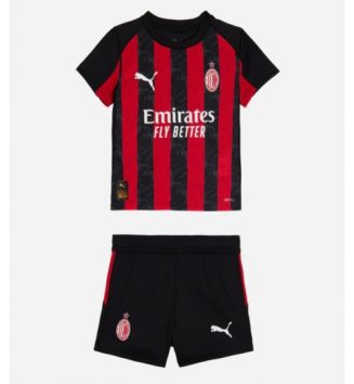 AC Milan Thuis tenue Kinder 2025-26 Korte Mouw (+ Korte broeken)