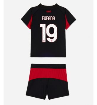 AC Milan Youssouf Fofana #19 Thuis tenue Kinder 2025-26 Korte Mouw (+ Korte broeken) AC Milan Youssouf Fofana #19 Thuis tenue Kinder 2025-26 Korte Mouw (+ Korte broeken)