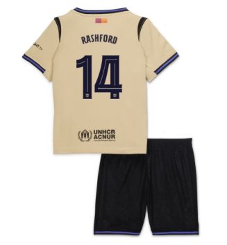 Barcelona Marcus Rashford #14 Uit tenue Kinder 2025-26 Korte Mouw (+ Korte broeken) Barcelona Marcus Rashford #14 Uit tenue Kinder 2025-26 Korte Mouw (+ Korte broeken)