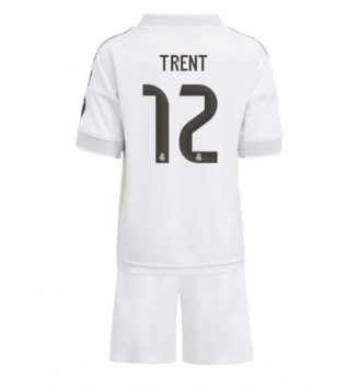 Real Madrid Alexander-Arnold #12 Thuis tenue Kinder 2025-26 Korte Mouw (+ Korte broeken)
