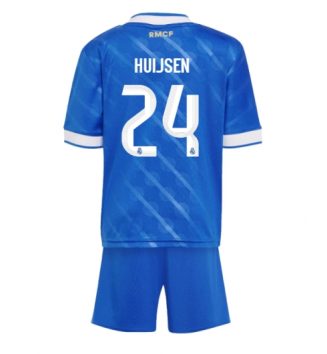 Real Madrid Dean Huijsen #24 Derde tenue Kinder 2025-26 Korte Mouw (+ Korte broeken)