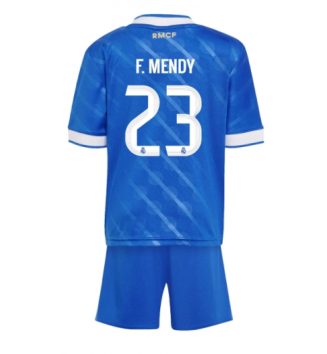 Real Madrid Ferland Mendy #23 Derde tenue Kinder 2025-26 Korte Mouw (+ Korte broeken)