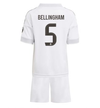 Real Madrid Jude Bellingham #5 Thuis tenue Kinder 2025-26 Korte Mouw (+ Korte broeken)