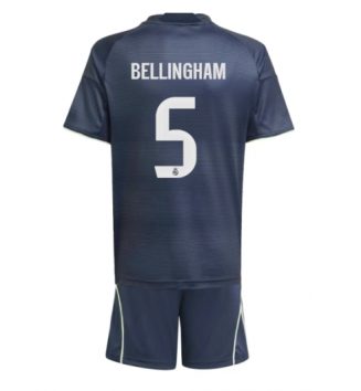 Real Madrid Jude Bellingham #5 Uit tenue Kinder 2025-26 Korte Mouw (+ Korte broeken)