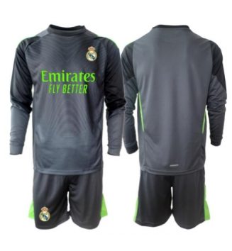 Real Madrid Keeper Derde tenue Kinder 2025-26 Lange Mouwen (+ broek)