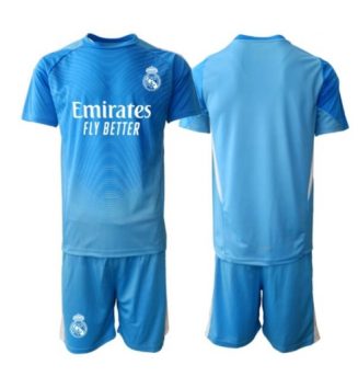 Real Madrid Keeper Thuis tenue Kinder 2025-26 Korte Mouw (+ Korte broeken)
