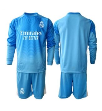 Real Madrid Keeper Thuis tenue Kinder 2025-26 Lange Mouwen (+ broek)