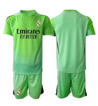 Real Madrid Keeper Uit tenue Kinder 2025-26 Korte Mouw (+ Korte broeken)