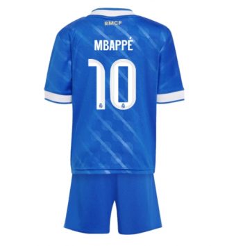 Real Madrid Kylian Mbappe #10 Derde tenue Kinder 2025-26 Korte Mouw (+ Korte broeken)