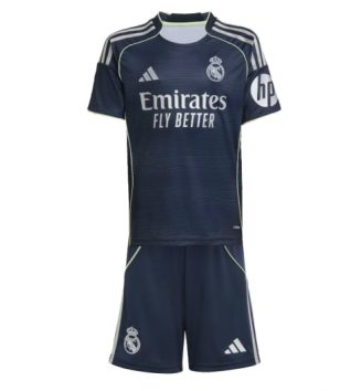 Real Madrid Uit tenue Kinder 2025-26 Korte Mouw (+ Korte broeken)