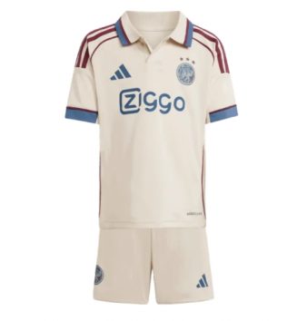 Ajax Derde tenue Kinder 2025-26 Korte Mouw (+ Korte broeken)