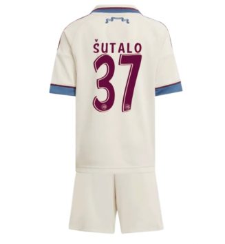 Ajax Josip Sutalo #37 Derde tenue Kinder 2025-26 Korte Mouw (+ Korte broeken) Ajax Josip Sutalo #37 Derde tenue Kinder 2025-26 Korte Mouw (+ Korte broeken)