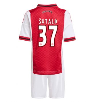 Ajax Josip Sutalo #37 Thuis tenue Kinder 2025-26 Korte Mouw (+ Korte broeken) Ajax Josip Sutalo #37 Thuis tenue Kinder 2025-26 Korte Mouw (+ Korte broeken)