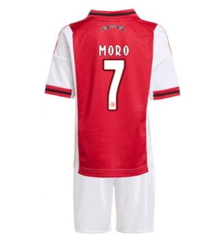 Ajax Raul Moro #7 Thuis tenue Kinder 2025-26 Korte Mouw (+ Korte broeken) Ajax Raul Moro #7 Thuis tenue Kinder 2025-26 Korte Mouw (+ Korte broeken)