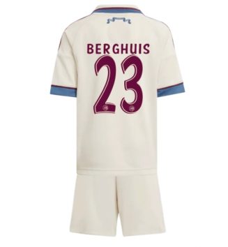 Ajax Steven Berghuis #23 Derde tenue Kinder 2025-26 Korte Mouw (+ Korte broeken) Ajax Steven Berghuis #23 Derde tenue Kinder 2025-26 Korte Mouw (+ Korte broeken)