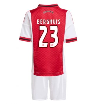 Ajax Steven Berghuis #23 Thuis tenue Kinder 2025-26 Korte Mouw (+ Korte broeken) Ajax Steven Berghuis #23 Thuis tenue Kinder 2025-26 Korte Mouw (+ Korte broeken)