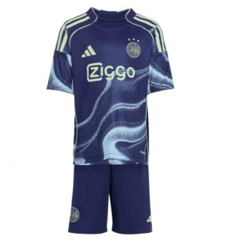Ajax Uit tenue Kinder 2025-26 Korte Mouw (+ Korte broeken)