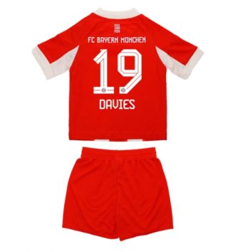 Bayern Munich Alphonso Davies #19 Thuis tenue Kinder 2025-26 Korte Mouw (+ Korte broeken)