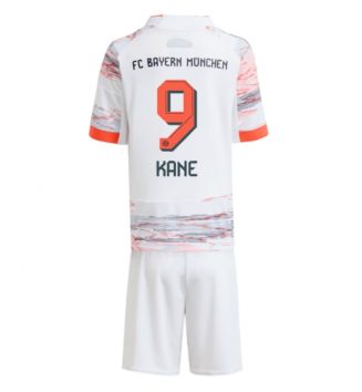 Bayern Munich Harry Kane #9 Uit tenue Kinder 2025-26 Korte Mouw (+ Korte broeken)