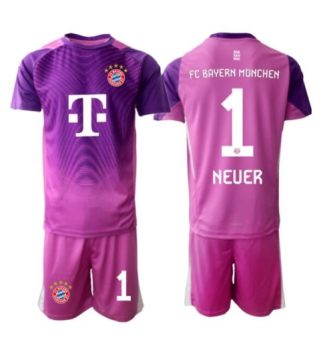 Bayern Munich Manuel Neuer #1 Keeper Derde tenue Kinder 2025-26 Korte Mouw (+ Korte broeken) Bayern Munich Manuel Neuer #1 Keeper Derde tenue Kinder 2025-26 Korte Mouw (+ Korte broeken)