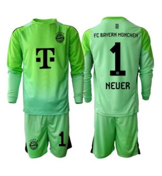 Bayern Munich Manuel Neuer #1 Keeper Thuis tenue Kinder 2025-26 Lange Mouwen (+ broek) Bayern Munich Manuel Neuer #1 Keeper Thuis tenue Kinder 2025-26 Lange Mouwen (+ broek)