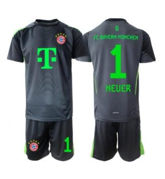 Bayern Munich Manuel Neuer #1 Keeper Uit tenue Kinder 2025-26 Korte Mouw (+ Korte broeken) Bayern Munich Manuel Neuer #1 Keeper Uit tenue Kinder 2025-26 Korte Mouw (+ Korte broeken)