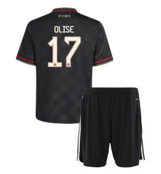 Bayern Munich Michael Olise #17 Derde tenue Kinder 2025-26 Korte Mouw (+ Korte broeken)