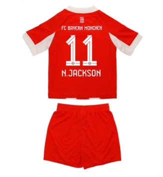 Bayern Munich Nicolas Jackson #11 Thuis tenue Kinder 2025-26 Korte Mouw (+ Korte broeken)