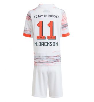 Bayern Munich Nicolas Jackson #11 Uit tenue Kinder 2025-26 Korte Mouw (+ Korte broeken)