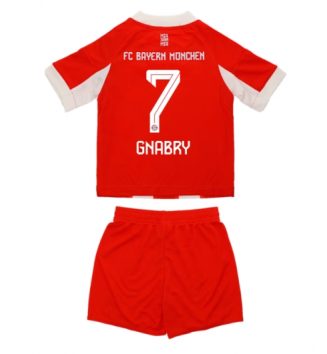Bayern Munich Serge Gnabry #7 Thuis tenue Kinder 2025-26 Korte Mouw (+ Korte broeken)