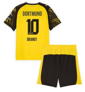 Borussia Dortmund Julian Brandt #10 Thuis tenue Kinder 2025-26 Korte Mouw (+ Korte broeken)