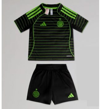 Celtic Uit tenue Kinder 2025-26 Korte Mouw (+ Korte broeken)