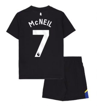 Everton Dwight McNeil #7 Derde tenue Kinder 2025-26 Korte Mouw (+ Korte broeken)