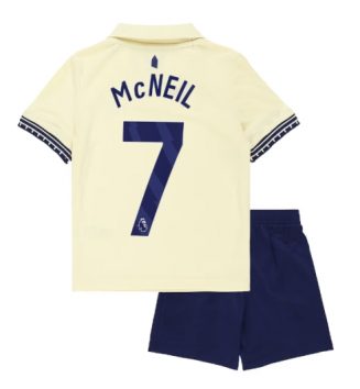 Everton Dwight McNeil #7 Uit tenue Kinder 2025-26 Korte Mouw (+ Korte broeken)