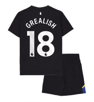 Everton Jack Grealish #18 Derde tenue Kinder 2025-26 Korte Mouw (+ Korte broeken)