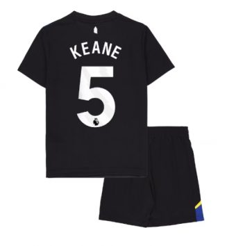 Everton Michael Keane #5 Derde tenue Kinder 2025-26 Korte Mouw (+ Korte broeken)