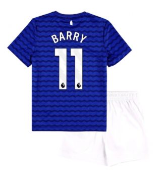 Everton Thierno Barry #11 Thuis tenue Kinder 2025-26 Korte Mouw (+ Korte broeken)