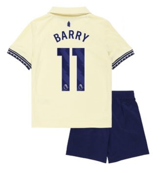 Everton Thierno Barry #11 Uit tenue Kinder 2025-26 Korte Mouw (+ Korte broeken)