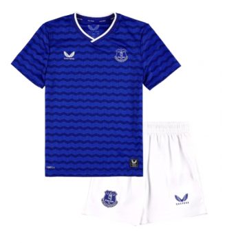 Everton Thuis tenue Kinder 2025-26 Korte Mouw (+ Korte broeken)