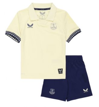 Everton Uit tenue Kinder 2025-26 Korte Mouw (+ Korte broeken)