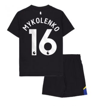 Everton Vitaliy Mykolenko #16 Derde tenue Kinder 2025-26 Korte Mouw (+ Korte broeken)