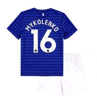 Everton Vitaliy Mykolenko #16 Thuis tenue Kinder 2025-26 Korte Mouw (+ Korte broeken)