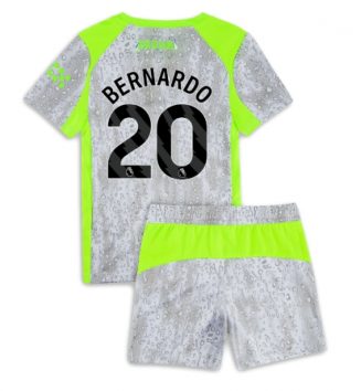 Manchester City Bernardo Silva #20 Derde tenue Kinder 2025-26 Korte Mouw (+ Korte broeken)