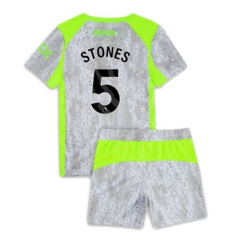 Manchester City John Stones #5 Derde tenue Kinder 2025-26 Korte Mouw (+ Korte broeken) Manchester City John Stones #5 Derde tenue Kinder 2025-26 Korte Mouw (+ Korte broeken)