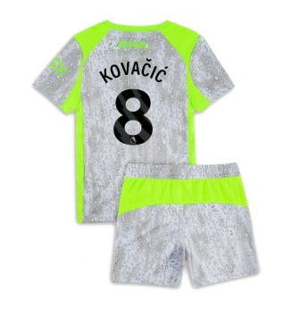 Manchester City Mateo Kovacic #8 Derde tenue Kinder 2025-26 Korte Mouw (+ Korte broeken) Manchester City Mateo Kovacic #8 Derde tenue Kinder 2025-26 Korte Mouw (+ Korte broeken)