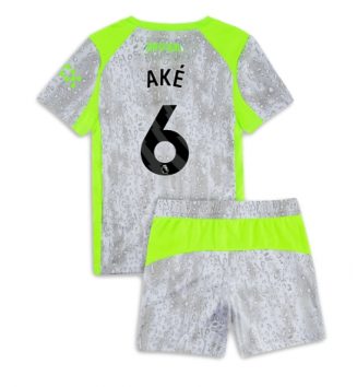 Manchester City Nathan Ake #6 Derde tenue Kinder 2025-26 Korte Mouw (+ Korte broeken)