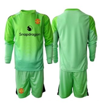 Manchester United Keeper Derde tenue Kinder 2025-26 Lange Mouwen (+ broek)