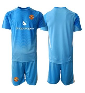 Manchester United Keeper Thuis tenue Kinder 2025-26 Korte Mouw (+ Korte broeken)